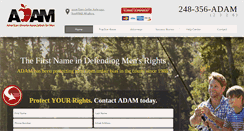 Desktop Screenshot of adamdivorcelaw.com